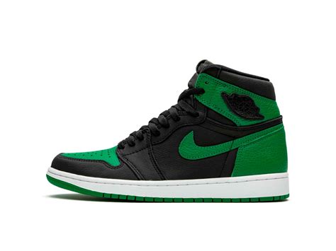 Green Nike Air Mid Top Shoes